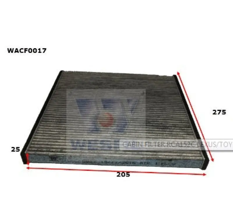 1 X Wesfil Cabin Air Pollen Filter Wacf0017 1