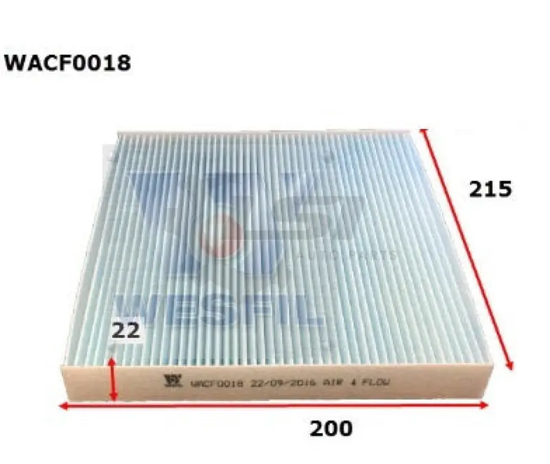 1 X Wesfil Cabin Air Pollen Filter Wacf0018 1