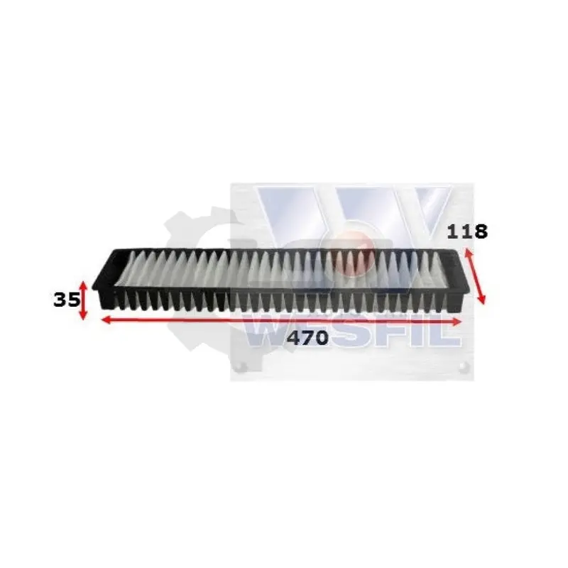 1 X Wesfil Cabin Air Pollen Filter Wacf0062 1