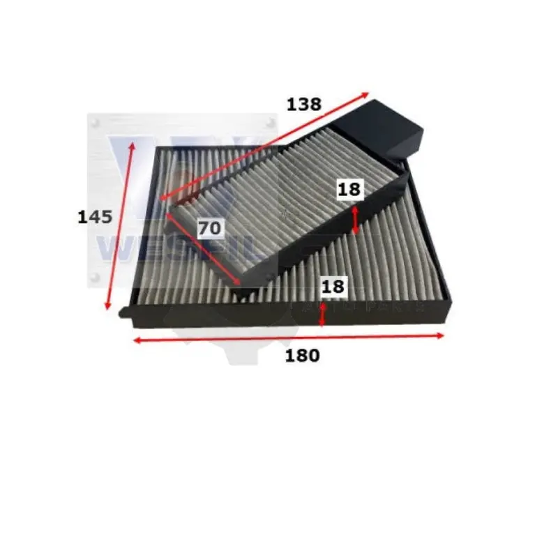 1 X Wesfil Cabin Air Pollen Filter Wacf0116 1