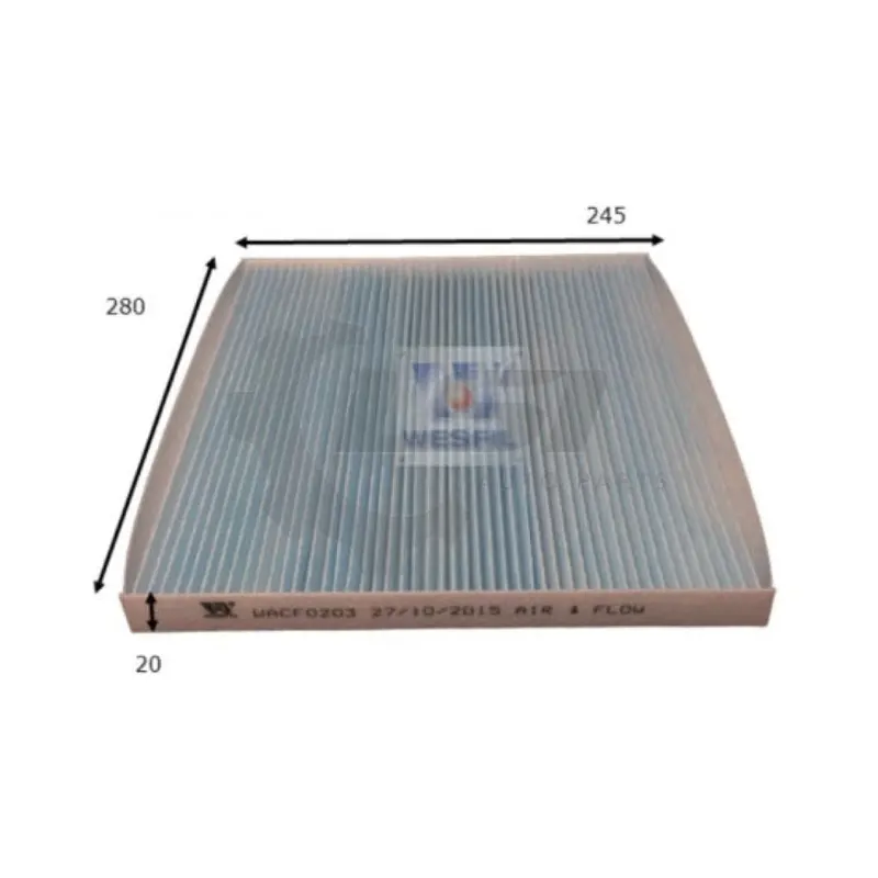 1 X Wesfil Cabin Air Pollen Filter Wacf0203 2