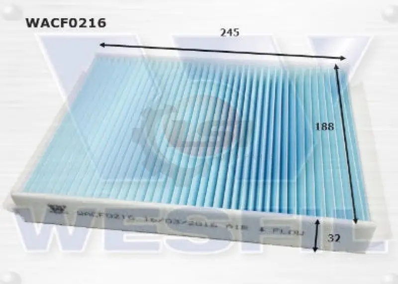 1 X Wesfil Cabin Air Pollen Filter Wacf0216 1