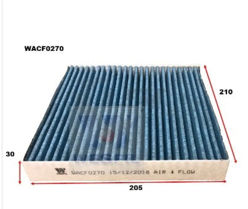 1 X Wesfil Cabin Air Pollen Filter Wacf0270 1