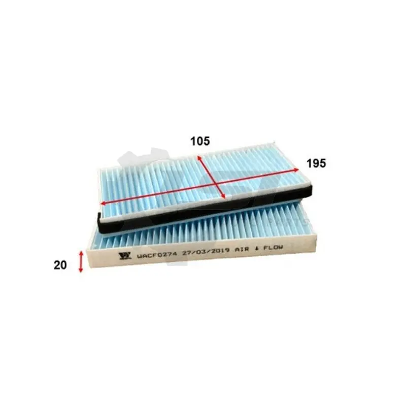1 X Wesfil Cabin Air Pollen Filter Wacf0274 1
