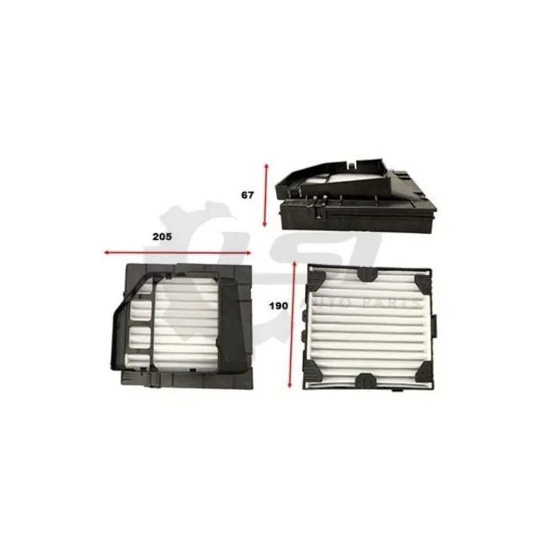 1 X Wesfil Cabin Air Pollen Filter Wacf0281 1