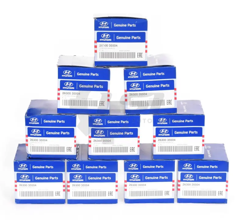10 X Genuine Kia / Hyundai Oil Filters X-Ref : Z79a 26300-35504 1