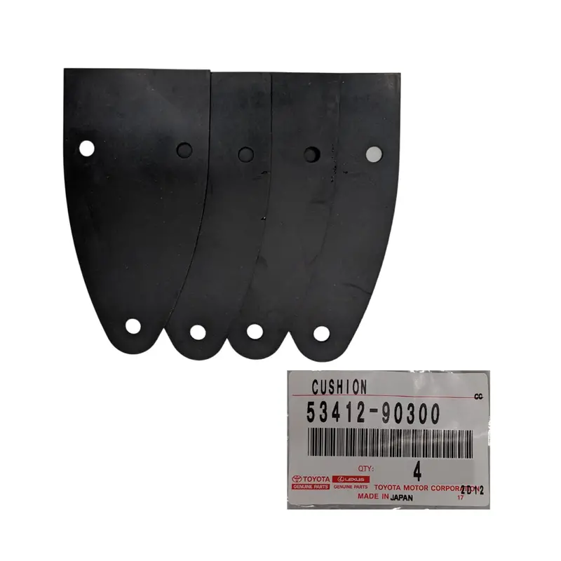 1X Genuine Toyota Landcruiser 40 Series Fj40 Fj43 Fj45 Bonnet Hinge Rubber Set Of 4 53412-90300 1
