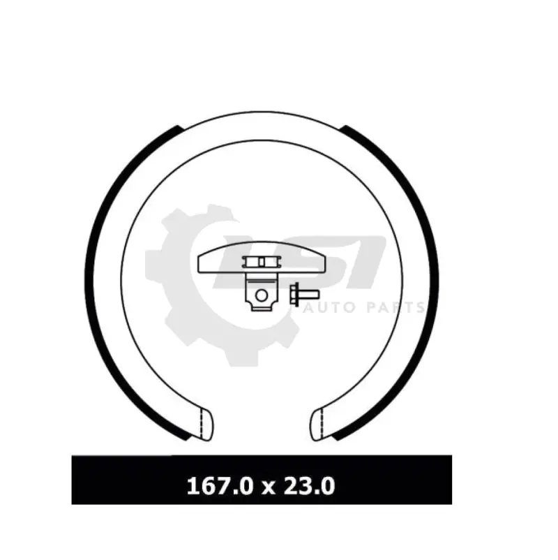 1X Handbrake Shoe For Mitsubishi Magna 1