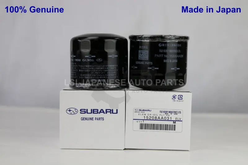 2X Genuine Subaru Oil Filter 15208 Aa031 1
