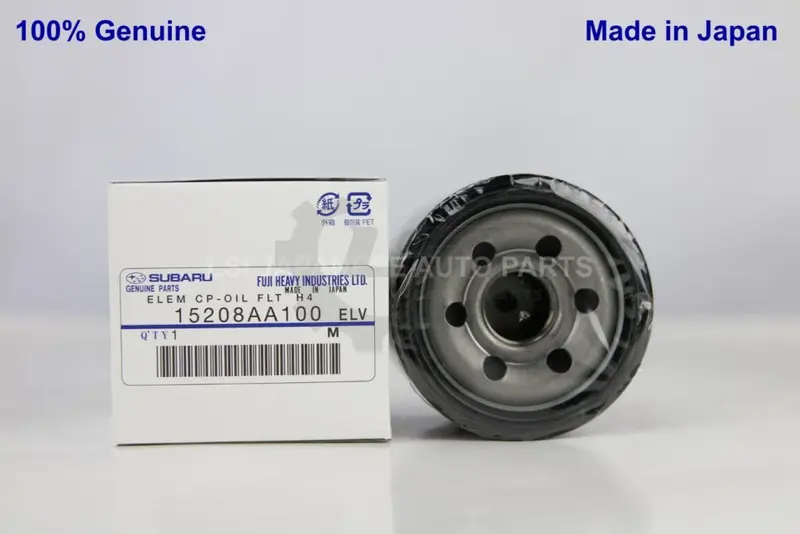2X Genuine Subaru Oil Filter 15208 Aa100 Ryco X-Ref:Z436 1
