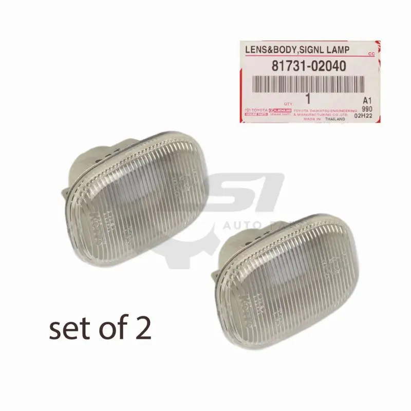 2X Genuine Toyota Hilux Kun36 Kun35 Kun26 Kun25 Side Turn Repeater Signal Lamp 81731-02040 1
