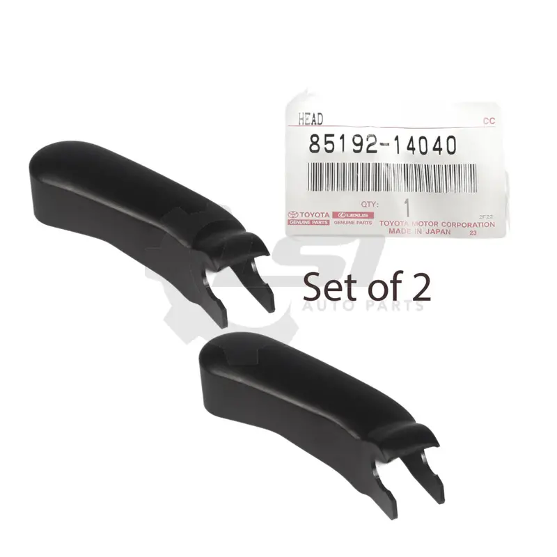 2X Genuine Toyota Landcruiser 60 Series Hj Fj Bj Windscreen Wiper Dust End Cover 85192-14040 1