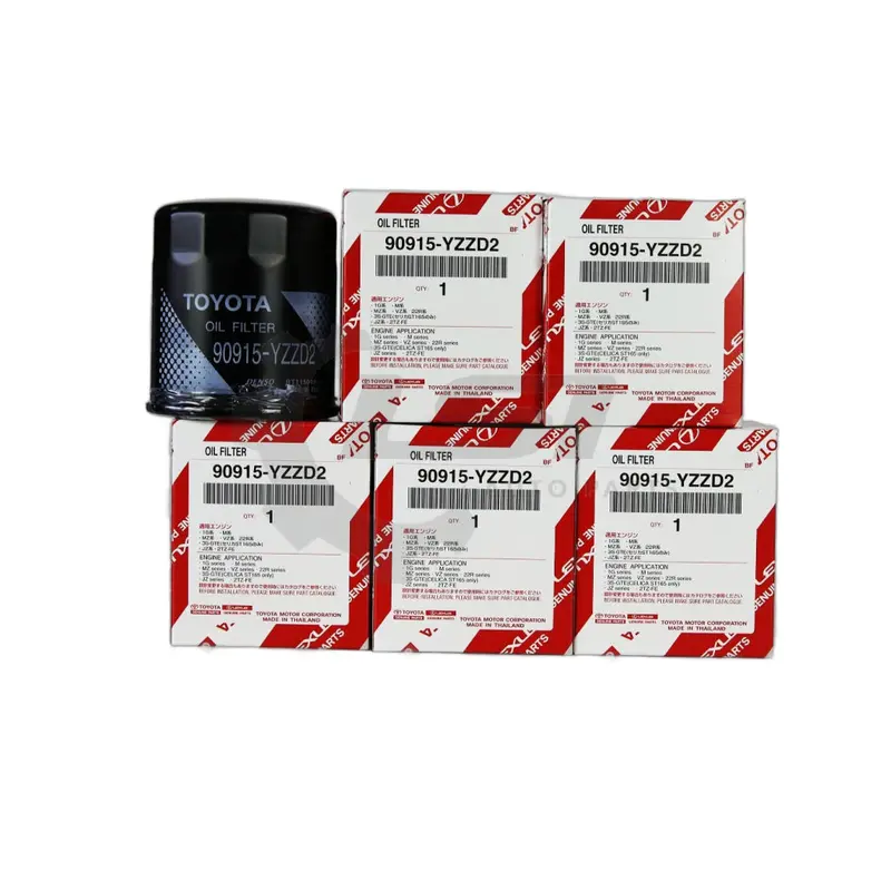 5 X Toyota Genuine Oil Filter 90915-Yzzd2 Suits Hiace Rzh Trh Kdh Hilux Landcruiser Prado Camry 1