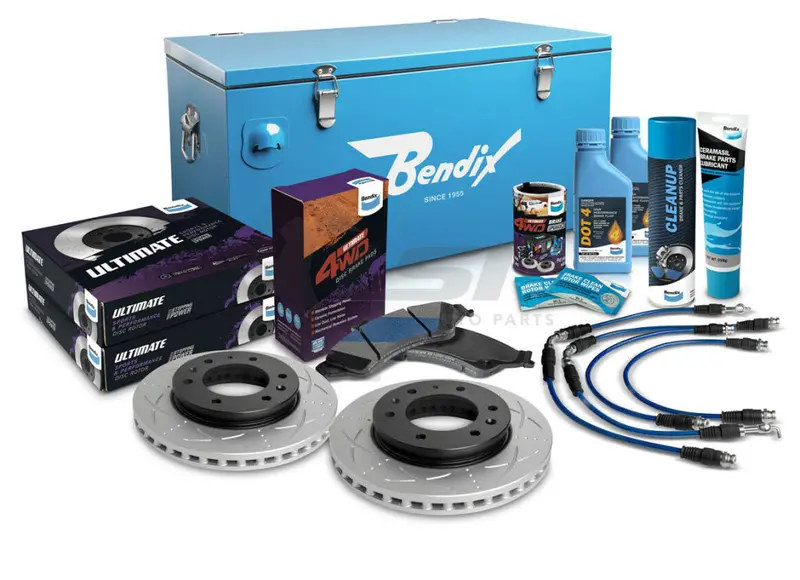 Bendix Ultimate 4X4 Brake Upgrade Kit Front (Suits 2" Lift) With Vsc 1