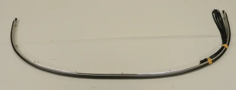 (Blemished) 356 B/C Rear Bumper Deco With Rubber Insert - 1960-65 1