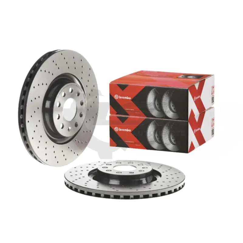 Brembo Front Left And Right Brake Disc Rotor For Bmw X5 G05 Dimpled 395Mm 1