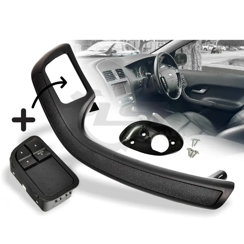 Driver Door Pull Grab Handle Trim + 2 Button Switch Ford Falcon Ba Xr6 Xr8 Xt Xr 1