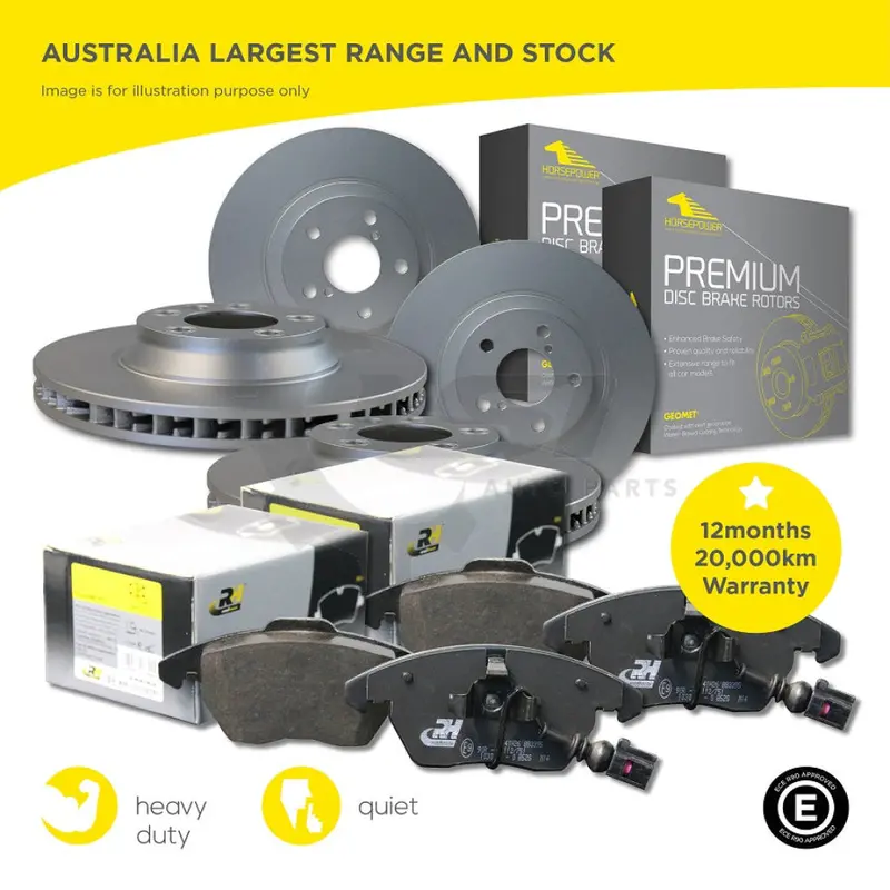 Front And Rear Brake Pads And Rotors Full Set Sensor For Bmw 120 320 E87 E90 2