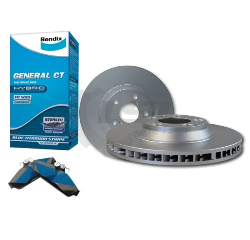 Front Bendix Brake Pads And Disc Rotors Set For Kia Cerato Yd 2013-2019 1