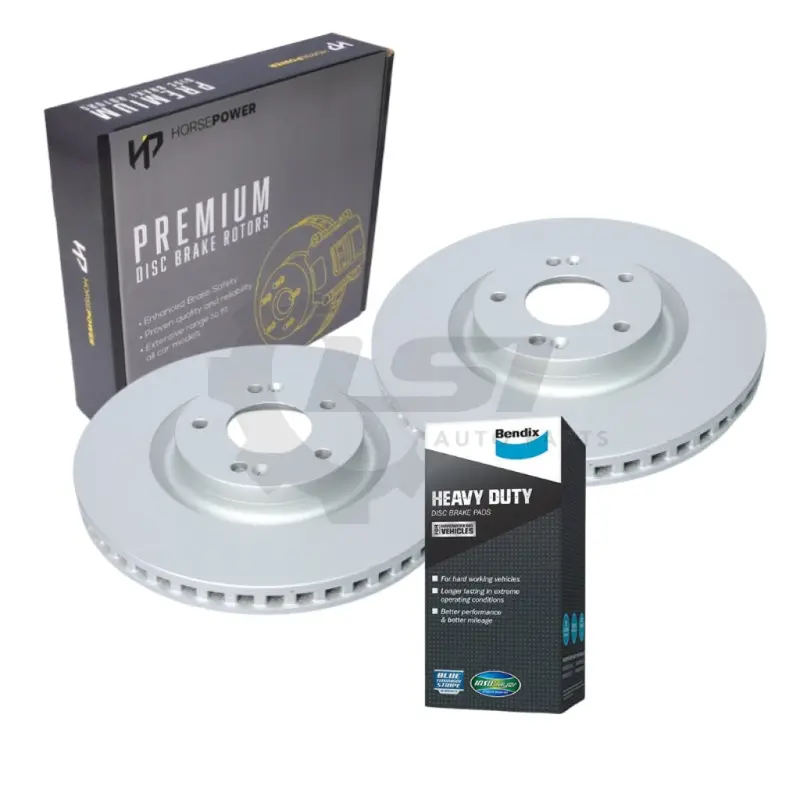 Front Bendix Hd Brake Pad And Disc Rotors Set For Kia Sorento Mq4 07/2020-On 1