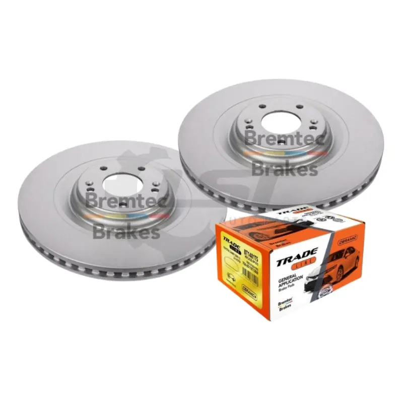 Front Brake Disc Rotors And Brake Pads Set For Hyundai I30n Pde 2018-On 1