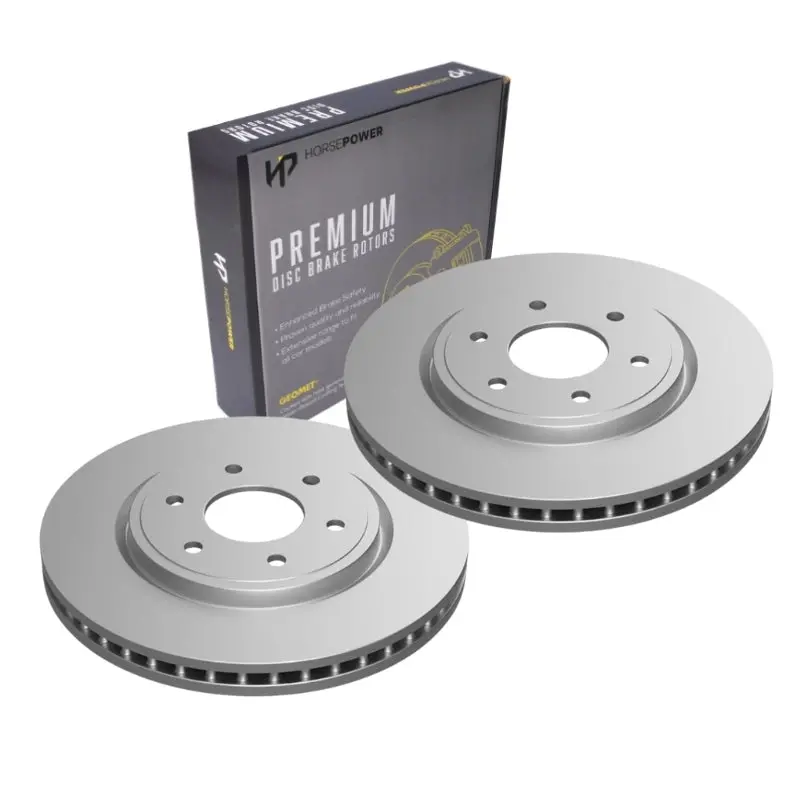 Front Brake Disc Rotors For Nissan Pathfinder R51 2.5Td 4.0L 2005-15 1