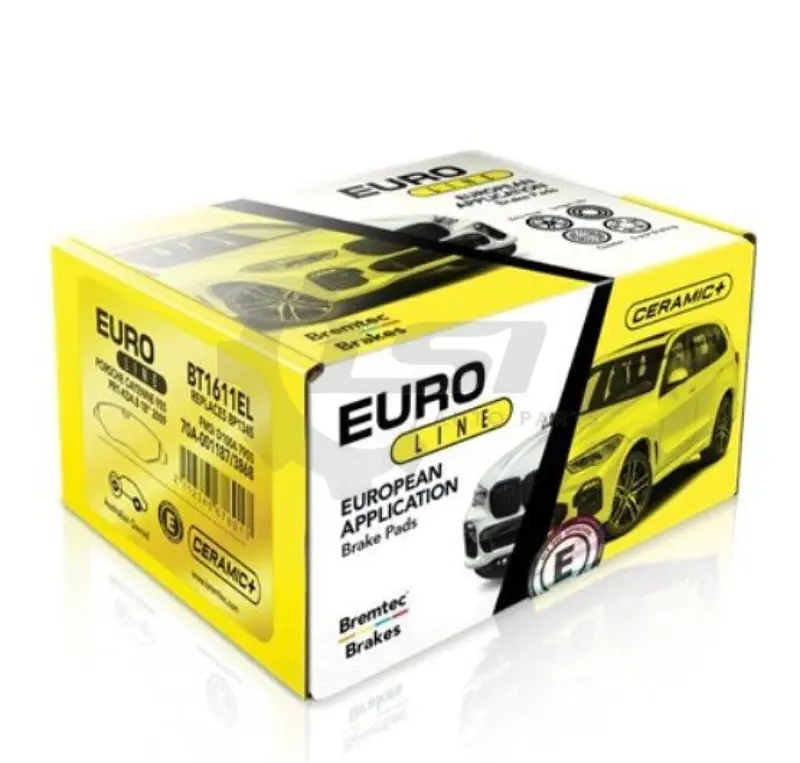 Front Brake Pads Euroline Ceramic For Mercedes C Class W205 1