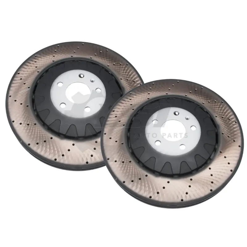Front Cross Drilled Brake Disc Rotors For Audi Sq7 400Mm 1