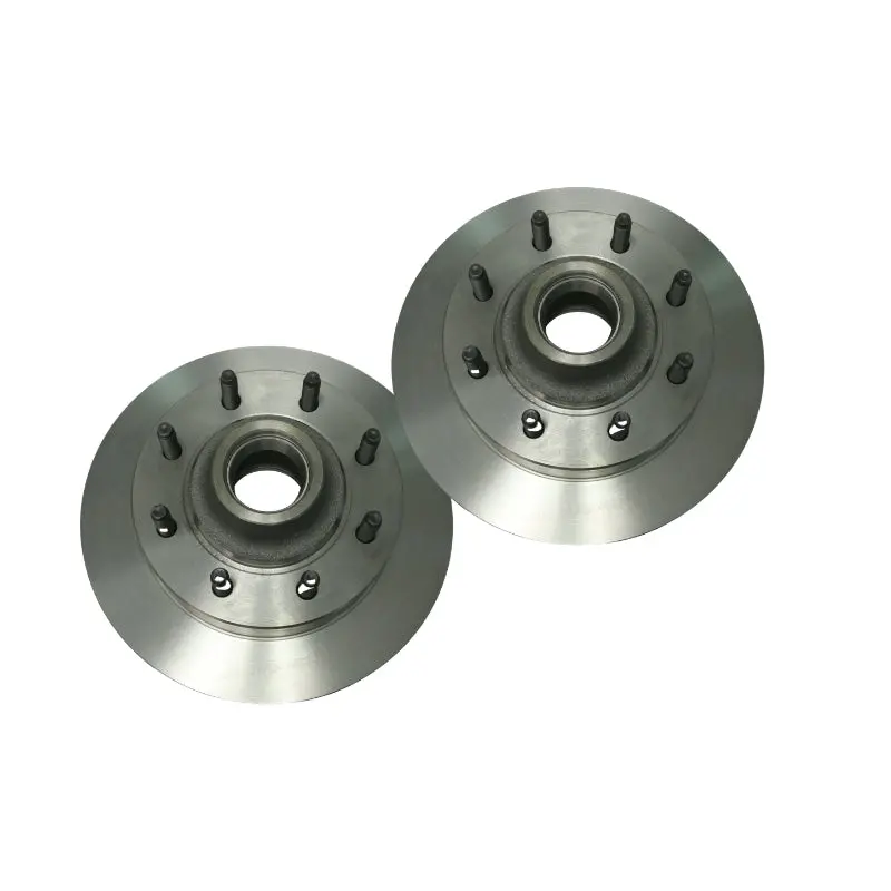 Front Hub Type Disc Rotors For Ford F350 6.8L 1999-2003 Single Rear Wheel Only 1