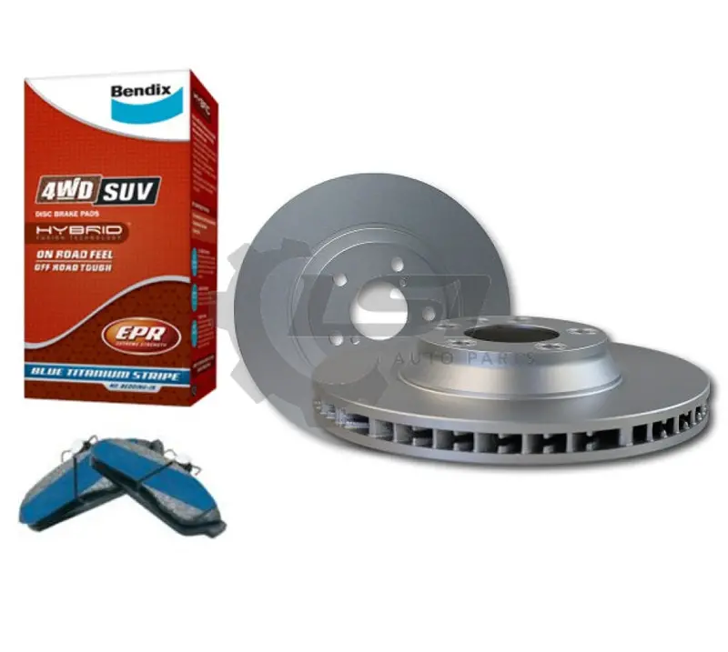 Full Set Front Rear Brake Pad Shoe + Disc Rotor Drum For Mitsubishi Triton Ml Mn 1