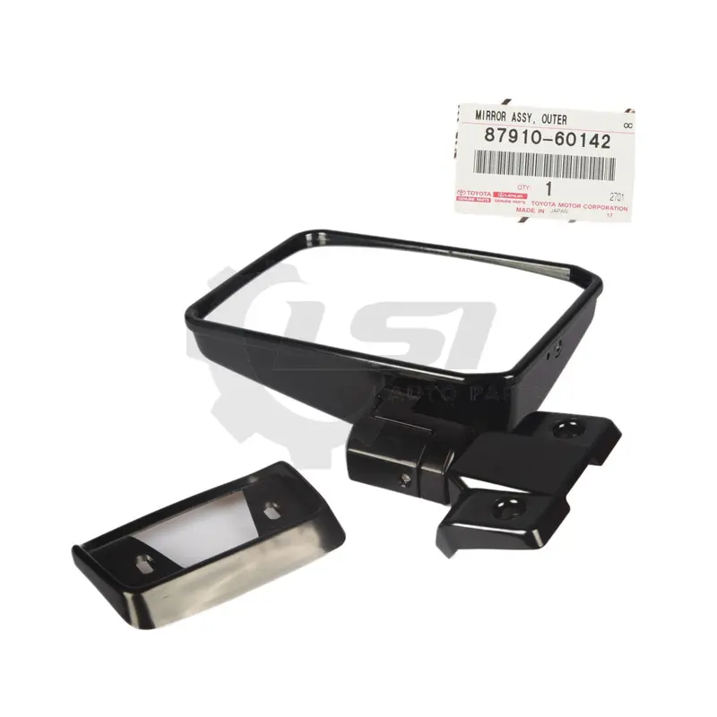 Genuine Landcruiser 79 78 76 Series Hzj Vdj Rh Right Outer Rear View Door Mirror 87910-60142 1