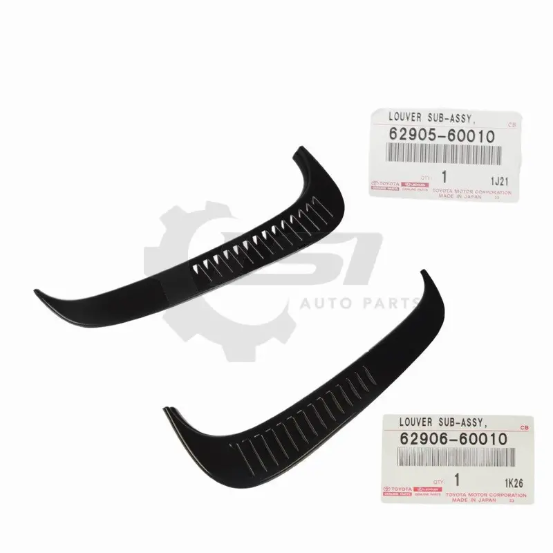 Genuine Landcruiser 80 Series Rear Right Left Vent Solid Window Louvre Kit 1