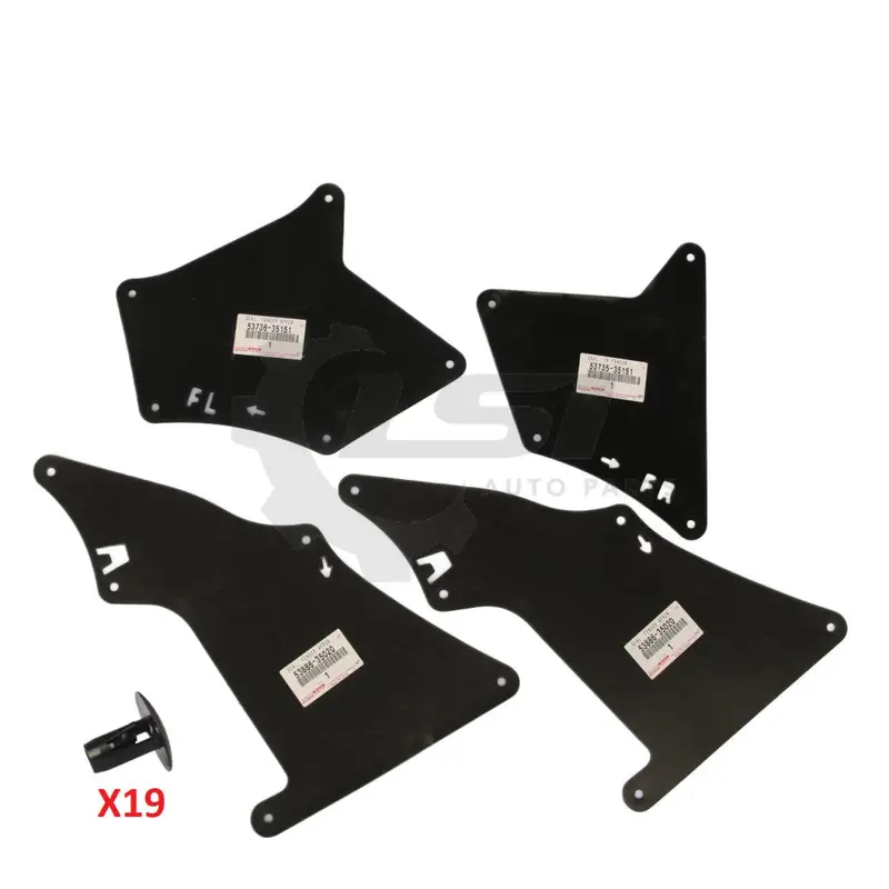 Genuine Landcruiser Prado 120 Series Front Fender Guard Apron Cover Seal Kit 53735-35151 53736-35151 1