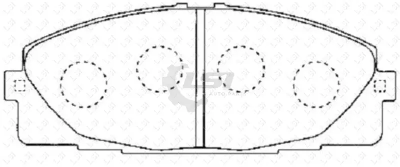 Genuine Toyota Brake Pads For Toyota Hiace Trh201221 223 Kdh200 201 04465-26421 04465-Yzze9 1