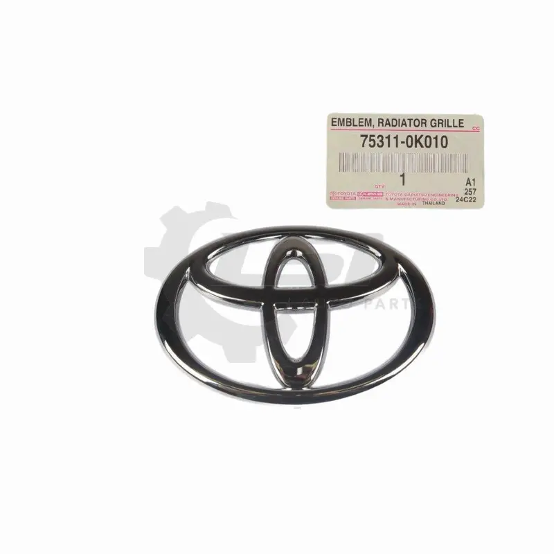 Genuine Toyota Hilux Kun15 Kun10 Ggn25 Ggn15 Tgn16 Front Grille Badge Emblem Ornament 75311-0K010 1