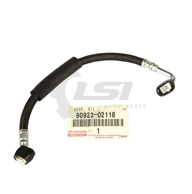 Genuine Toyota Hilux Ln147 Ln167 Ln172 5L 3.0 Alternator Vac Pump Inlet Oil Hose 90923-02118 1