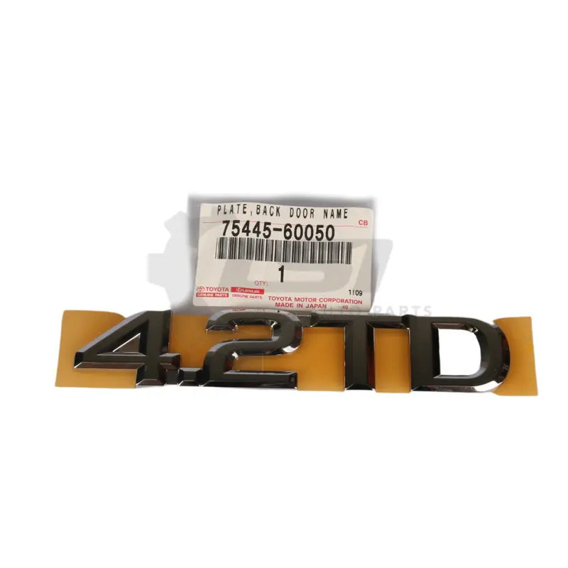 Genuine Toyota Landcruiser 100 Series Hdj Back Door Name Badge 4.2Td Plate 75445-60050 1