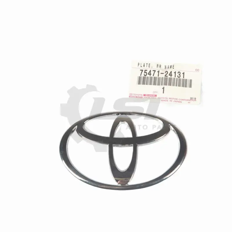 Genuine Toyota Landcruiser 105 Series Hzj Fzj Rear Back T Emblem Badge Silver 75471-24131 1