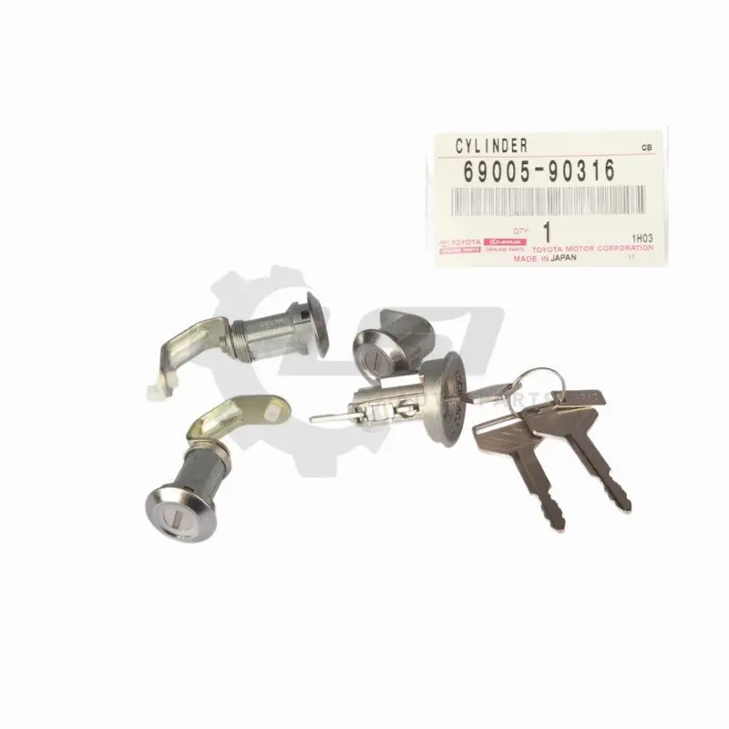 Genuine Toyota Landcruiser 40 45 47 Series Fj Bj Hj Cylinder Lock Set 69005-90316 1