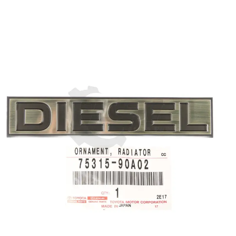 Genuine Toyota Landcruiser 40 Series And 60 Series Diesel Grille Badge Emblem 75315-90A02 1