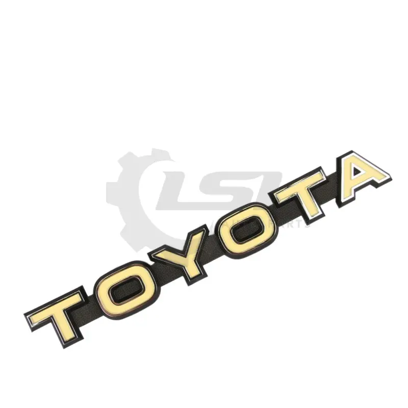 Genuine Toyota Landcruiser 45 40 Series Fj Hj Bj Front Grille Badge Emblem Plate 2-Pins 75321-90300 1