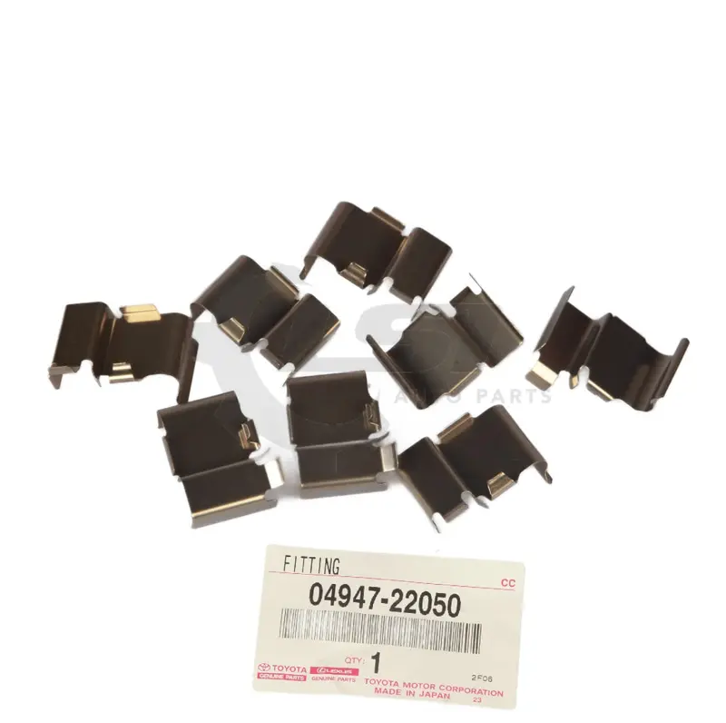 Genuine Toyota Landcruiser 70 80 100 105 Series Rear Disc Brake Pad Fitting Kit 04947-22050 1