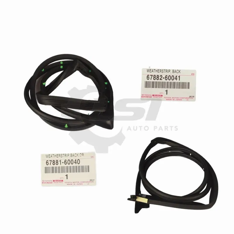 Genuine Toyota Landcruiser 70 Series Barn Doors Weatherstrip Seal Rubber Set 1