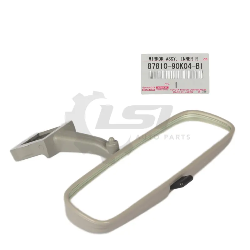 Genuine Toyota Landcruiser 70 Series Interior Rear View Mirror And Cover Grey 87810-90K04-B1 1