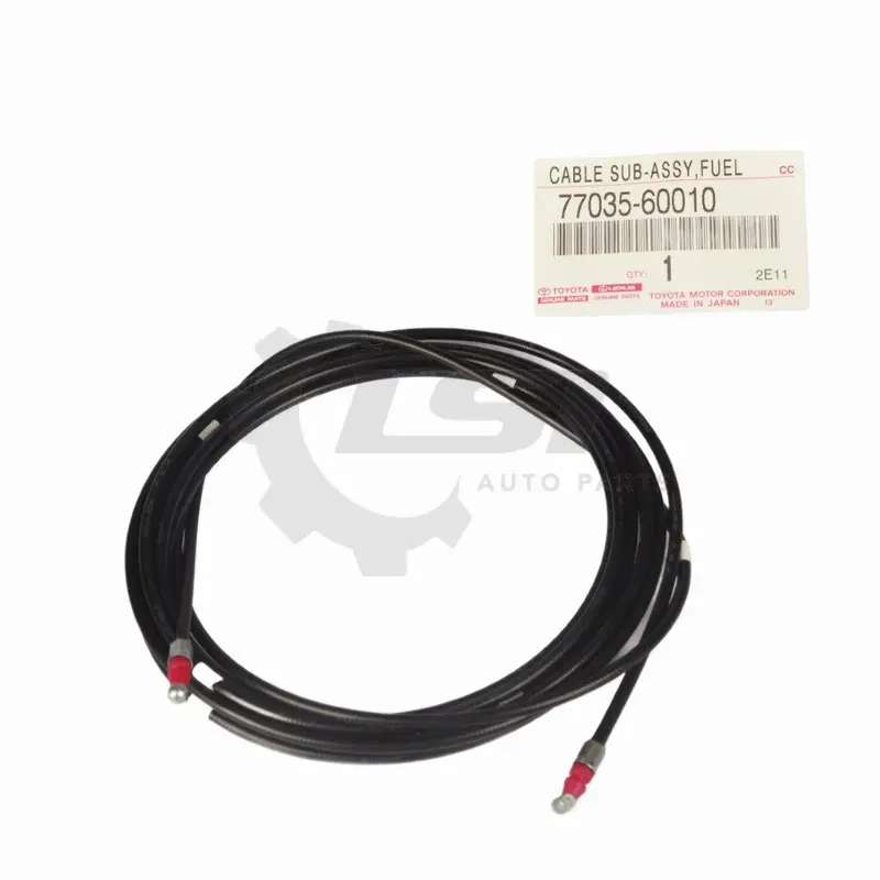 Genuine Toyota Landcruiser 80 Series Fzj Fj Fuel Tank Filler Flap Release Cable 77035-60010 1