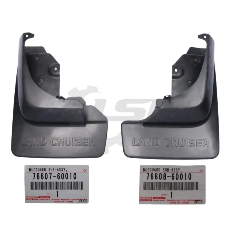 Genuine Toyota Landcruiser 80 Series Hdj Fzj Fj Rear Mudguard Mudflap Set 1