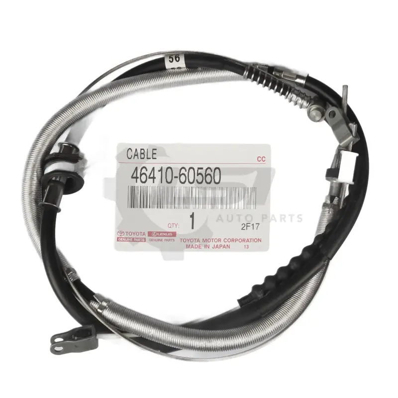 Genuine Toyota Landcruiser 80 Series Hdj Fzj Parking Handbrake Cable W Rear Disc 46410-60560 1