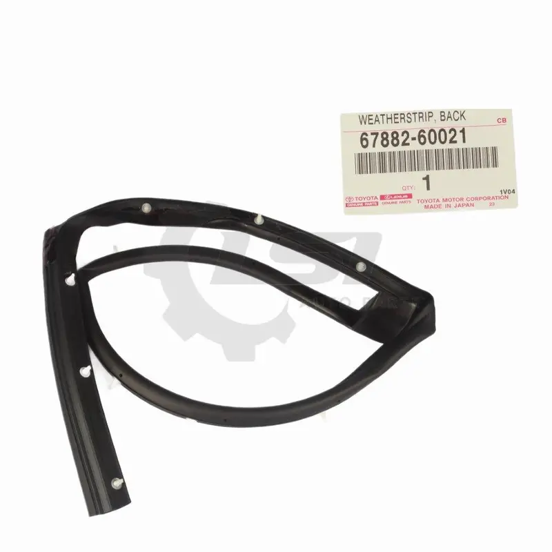 Genuine Toyota Landcruiser 80 Series Hdj Lh Back Barn Door Vertical Weatherstrip 67882-60021 2