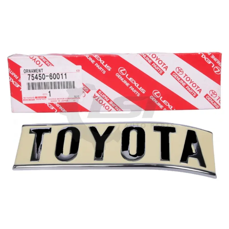 Genuine Toyota Landcruiser Fj45 Fj43 Fj40 Bj43 Bj40 Rear Back Rh Badge Emblem 75450-60011 1