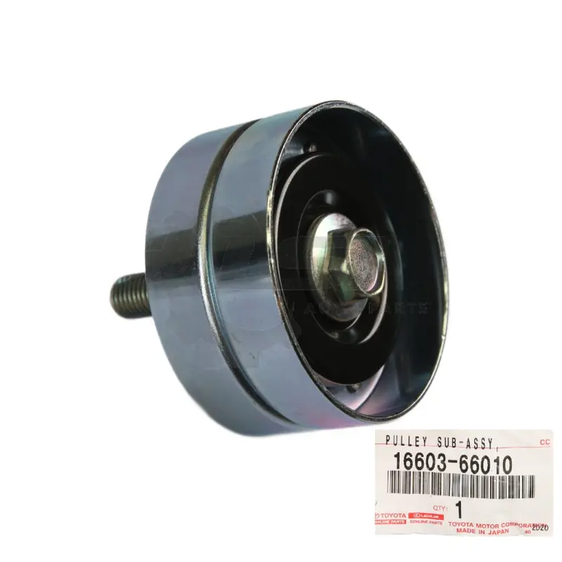 Genuine Toyota Landcruiser Fzj100 Fzj105 1Fz 4.5L Drive Fan Belt Idler Pulley 16603-66010 1